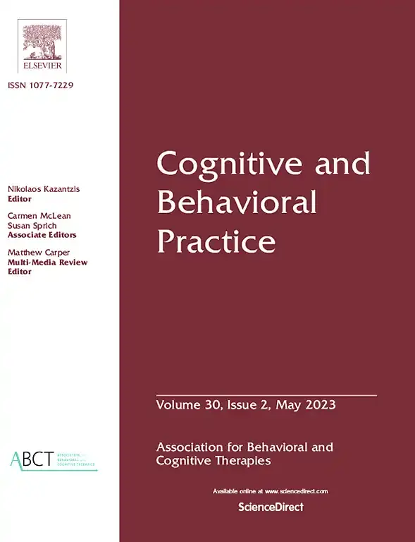 Cognitive and Behavioral Practice journal cover