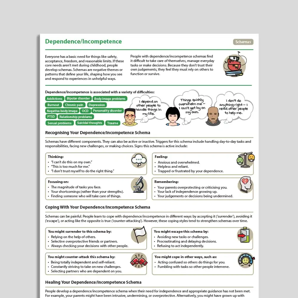 Psychology Tools resource Dependence / Incompetence