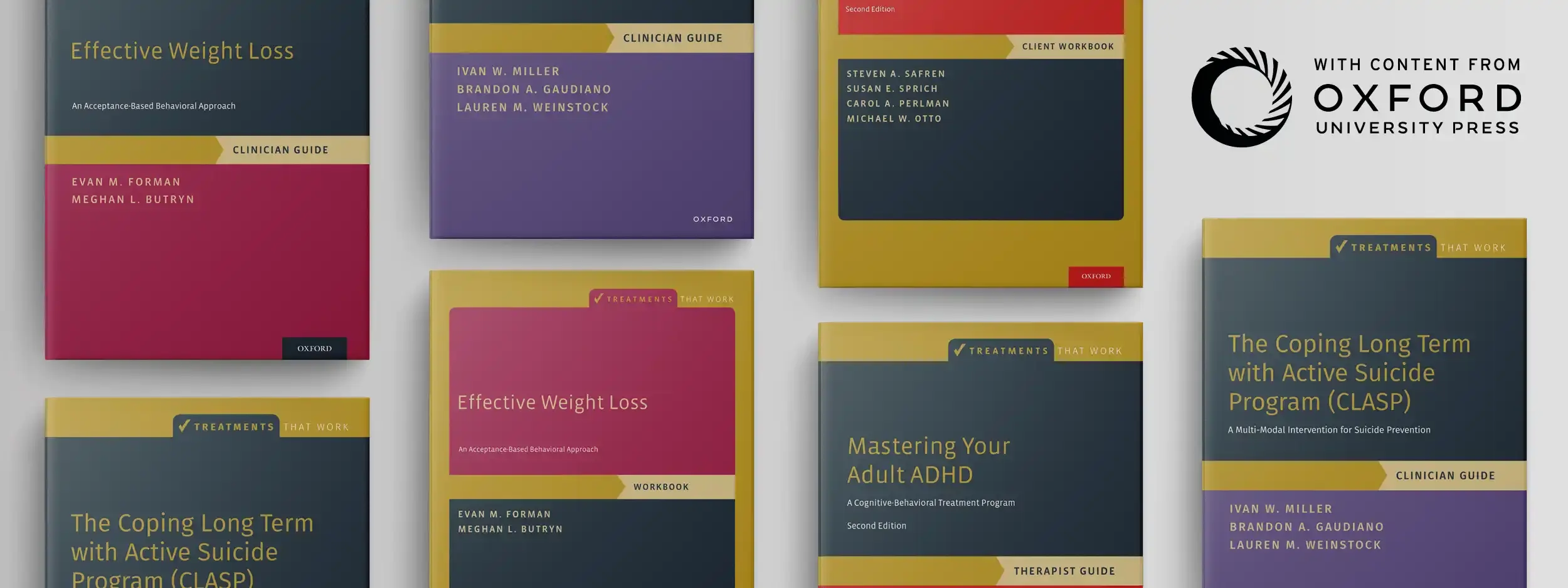 Psychology Tools library of Oxford University Press series Treatments That Work banner