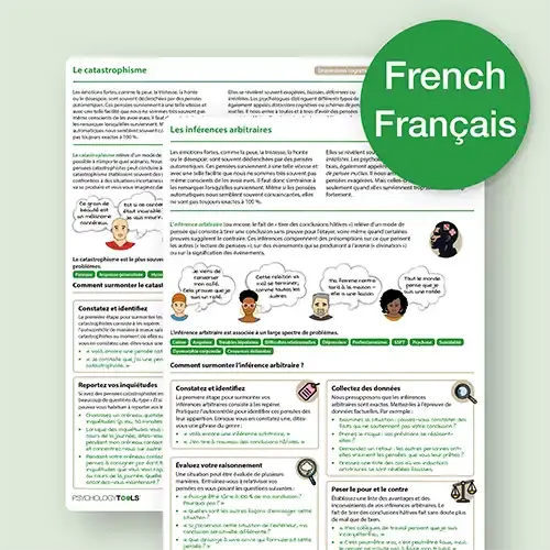 Psychology Tools French cognitive distortions resources