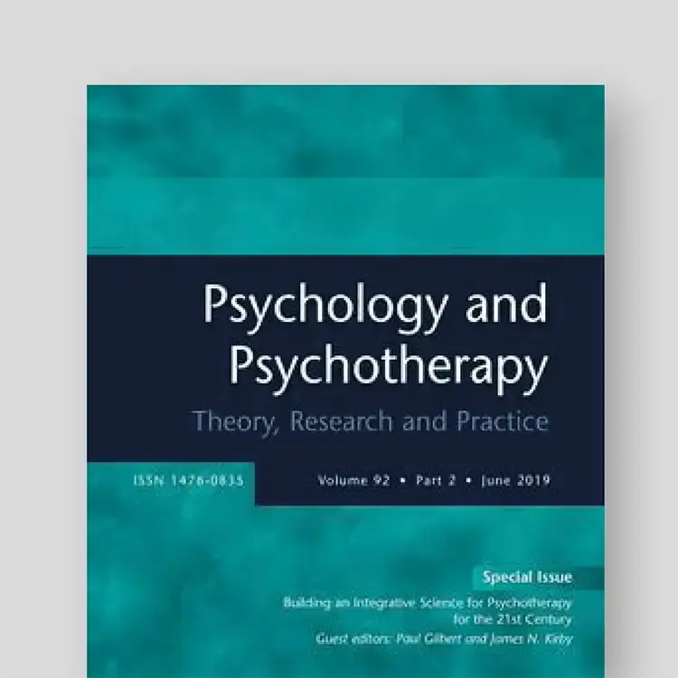Psychology and Psychotherapy journal cover