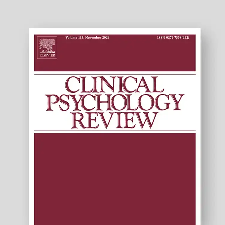 Clinical Psychology Review journal cover