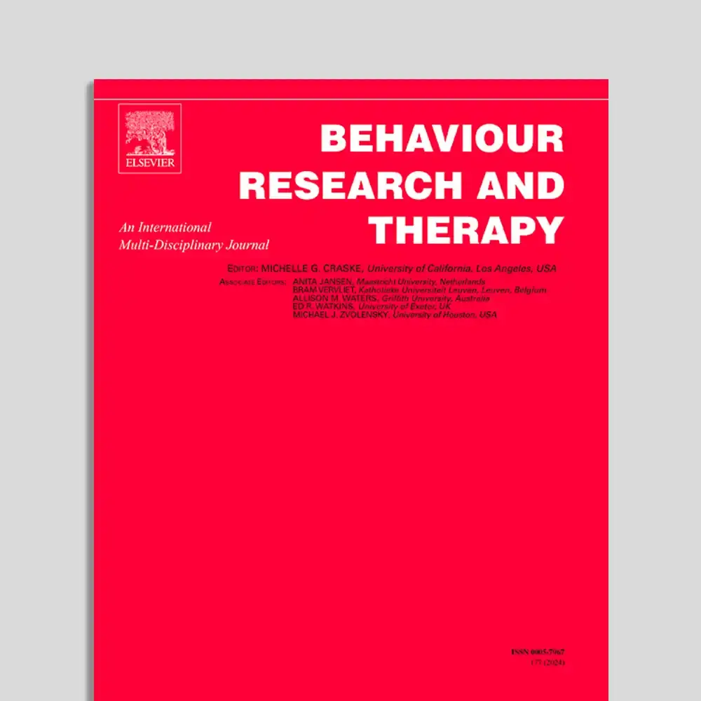 Behaviour Research and Therapy Journal Cover