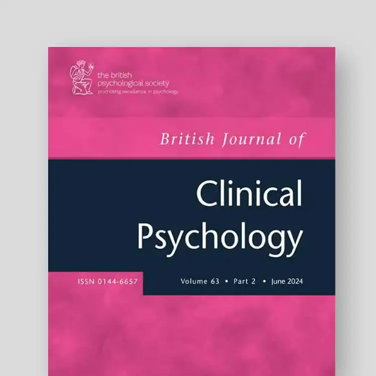 British Journal of Clinical Psychology cover