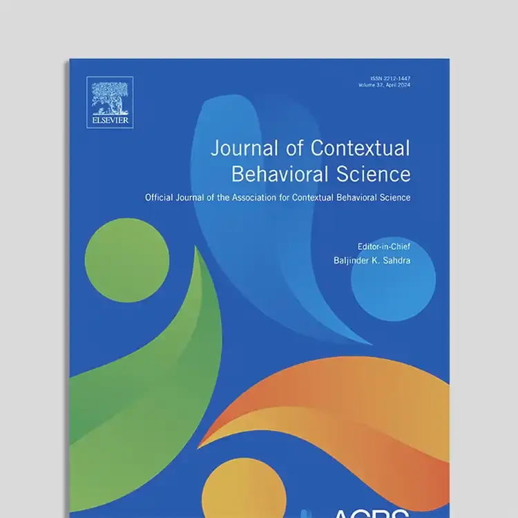 Journal of Contextual Behavioral Science cover