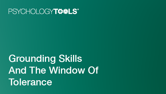 Article: Grounding Skills and the Window of Tolerance thumbnail