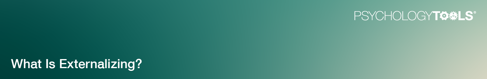 What Is Externalizing? banner