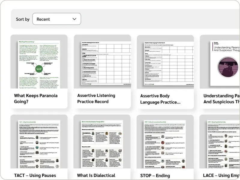 Psychology tools has new resources added regularly
