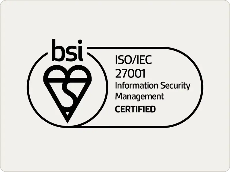 Built on recognised security standards