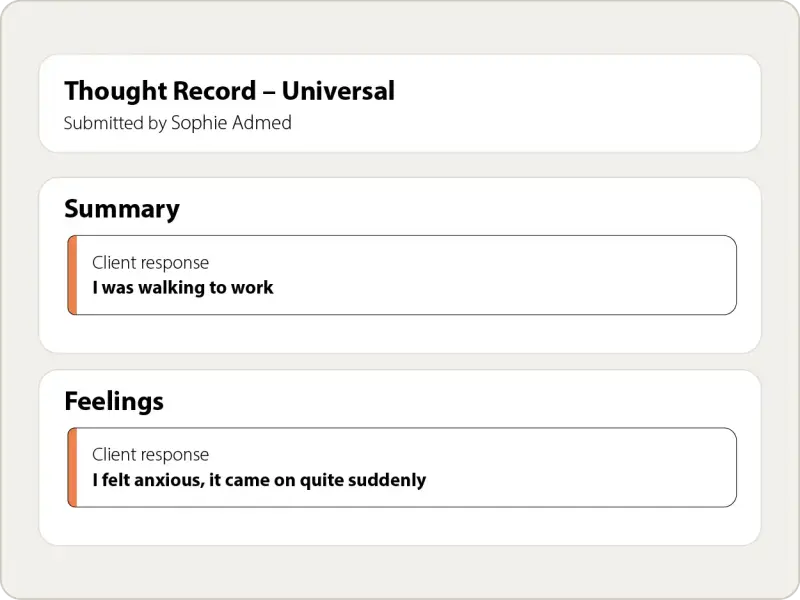 Turn homework into meaningful clinical insight